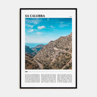 Sa Calobra Travel Color Poster