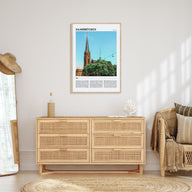 Saarbrücken Travel Color Poster