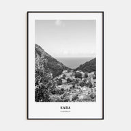 Saba Portrait B&W Poster