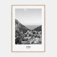 Saba Portrait B&W Poster