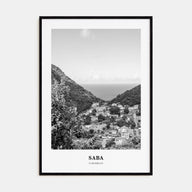 Saba Portrait B&W Poster