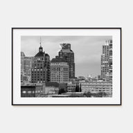 Sacramento Landscape B&W Poster