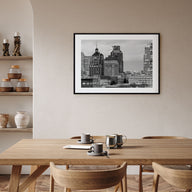 Sacramento Landscape B&W Poster