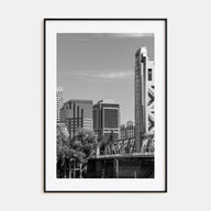 Sacramento Photo B&W Poster