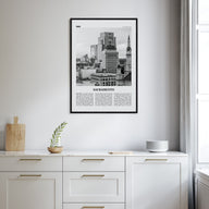 Sacramento Travel B&W No 2 Poster