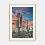 Saguaro National Park Photo Color No 2 Poster