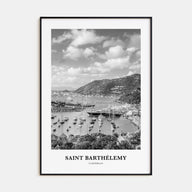 Saint Barthélemy Portrait B&W Poster