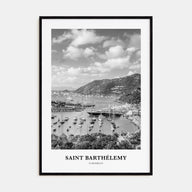 Saint Barthélemy Portrait B&W Poster