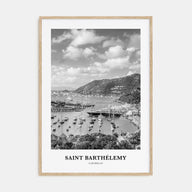 Saint Barthélemy Portrait B&W Poster