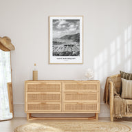 Saint Barthélemy Portrait B&W Poster