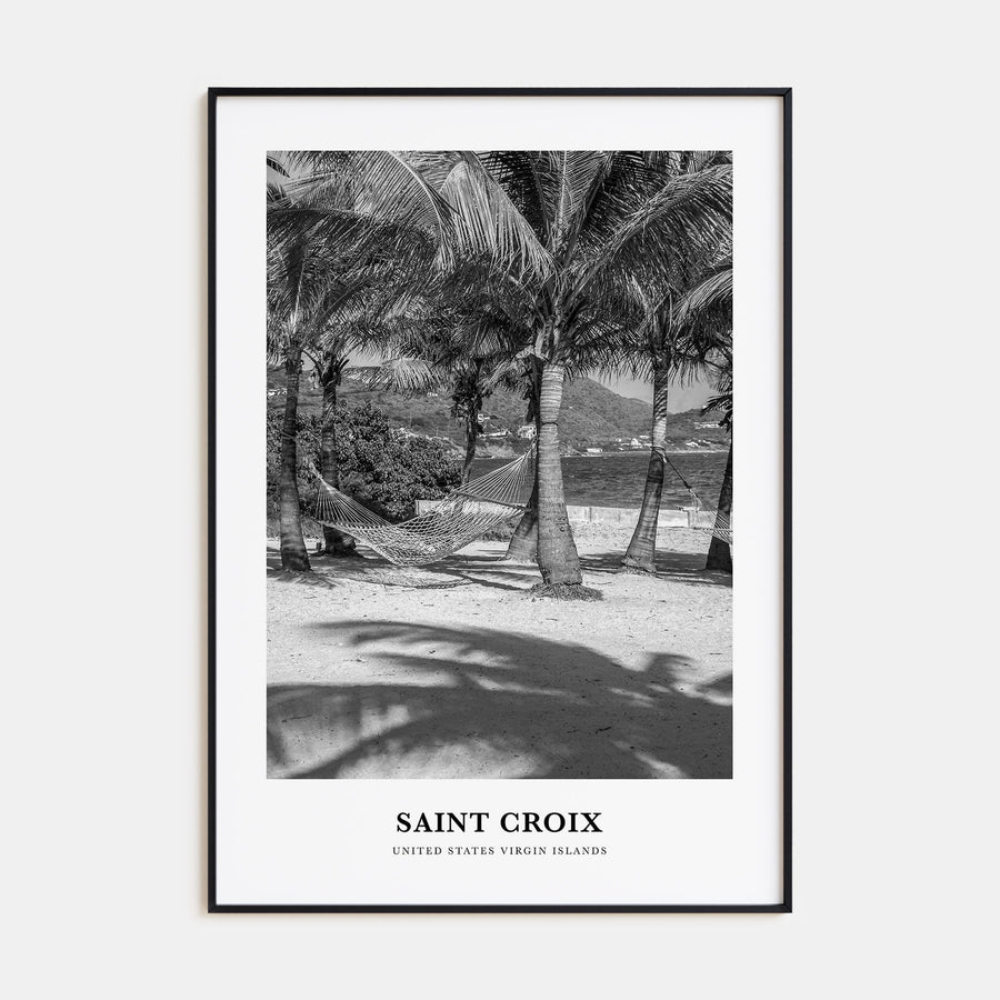 Saint Croix Portrait B&W Poster