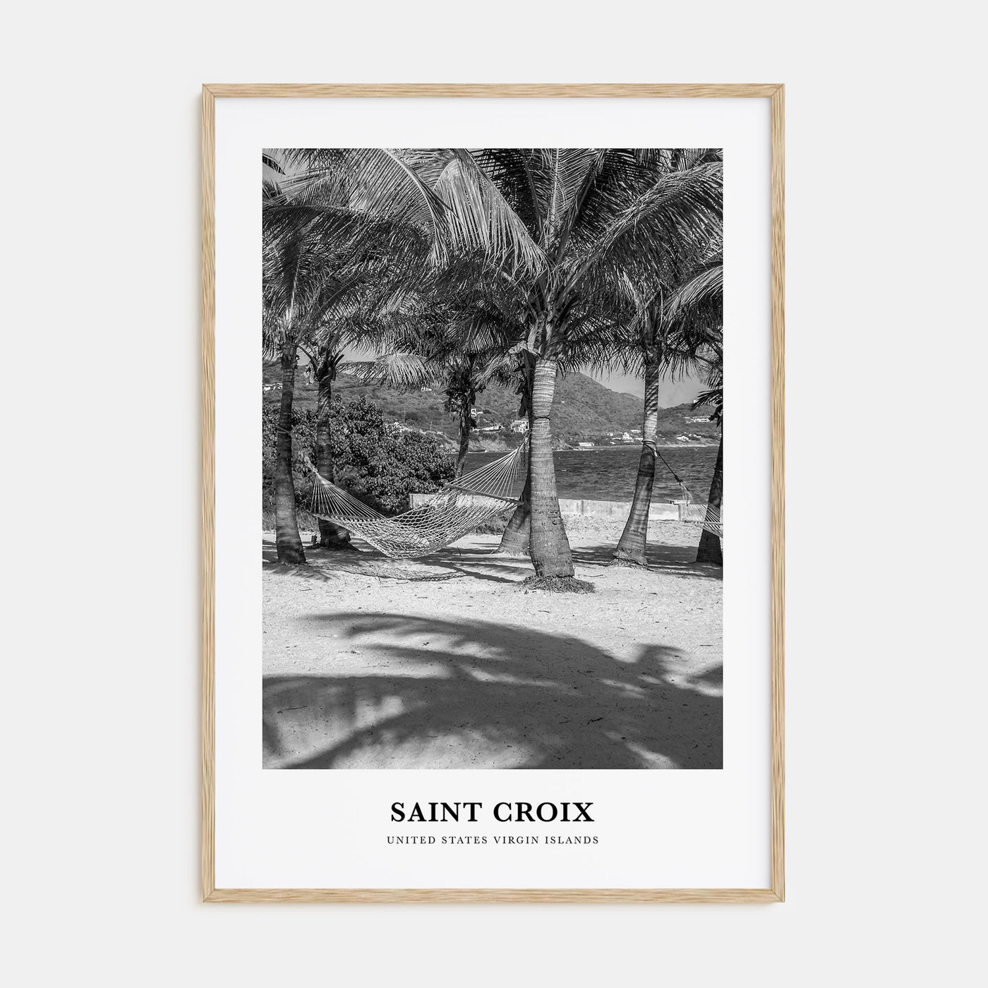 Saint Croix Portrait B&W Poster