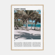 Saint Croix Travel Color Poster