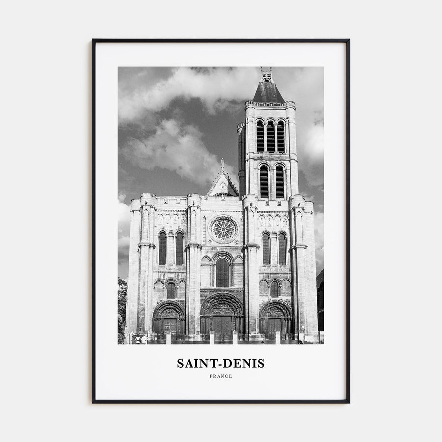 Saint-Denis Portrait B&W Poster