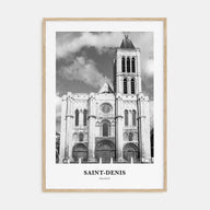 Saint-Denis Portrait B&W Poster
