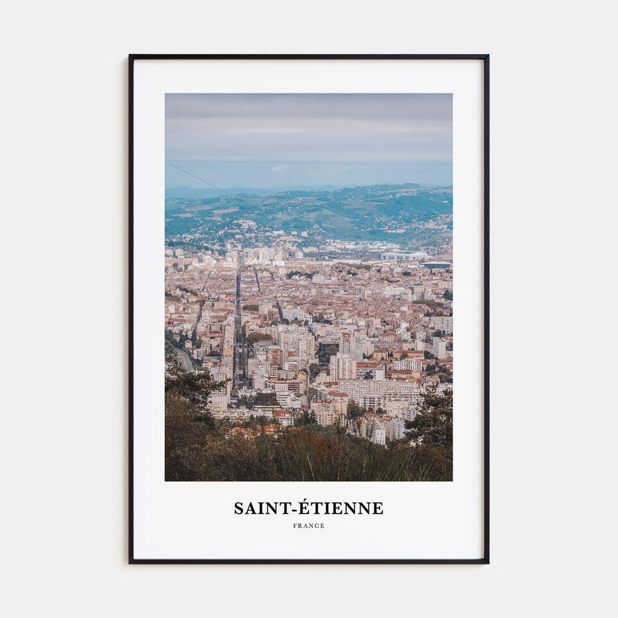 Saint-Étienne Portrait Color Poster