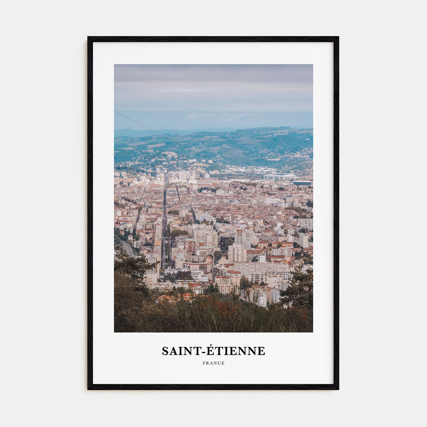 Saint-Étienne Portrait Color Poster