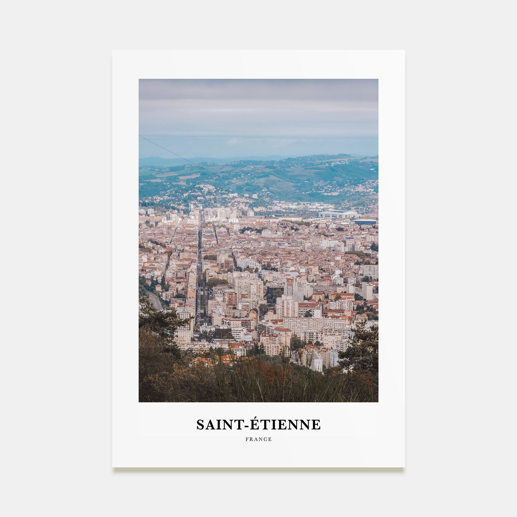 Saint-Étienne Portrait Color Poster