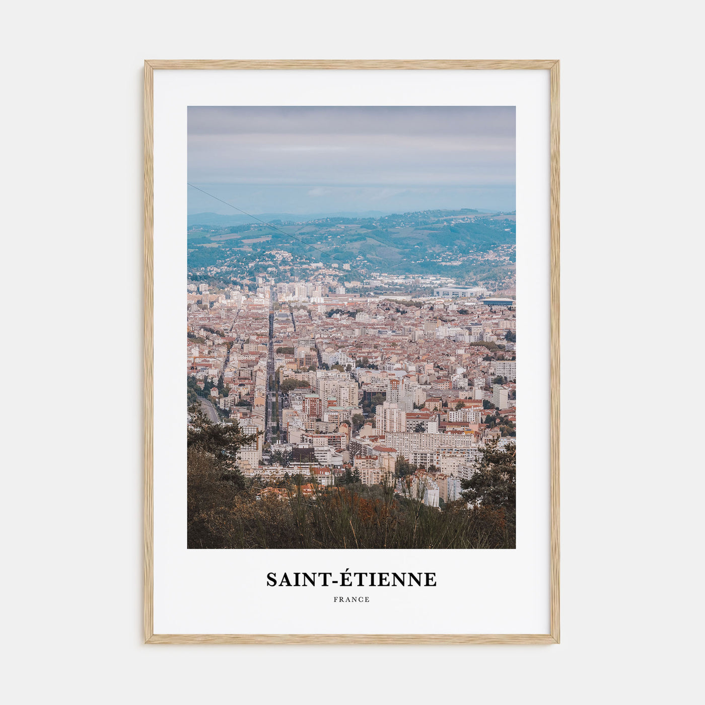 Saint-Étienne Portrait Color Poster