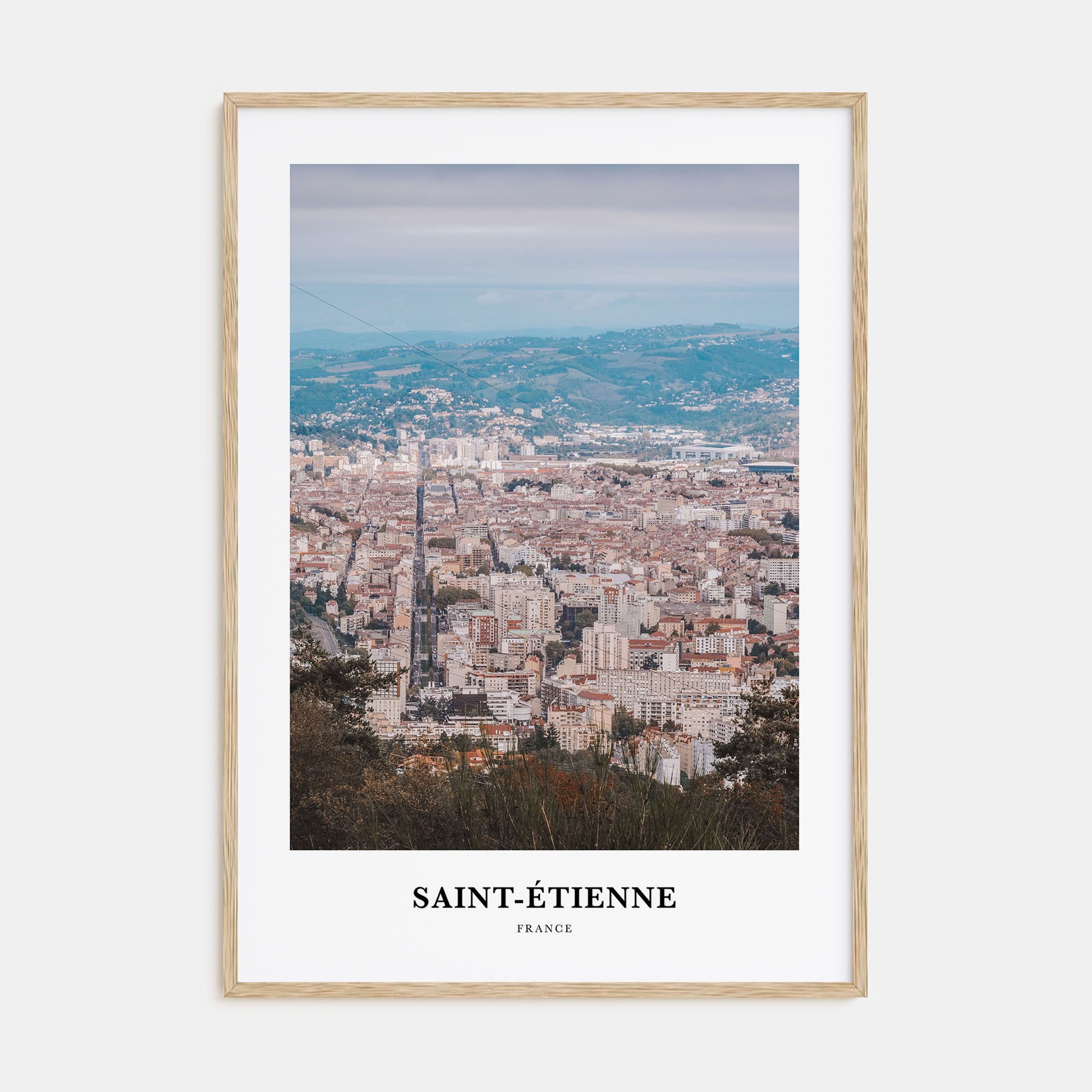 Saint-Étienne Portrait Color Poster