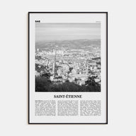 Saint-Étienne Travel B&W Poster