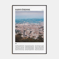 Saint-Étienne Travel Color Poster