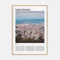 Saint-Étienne Travel Color Poster