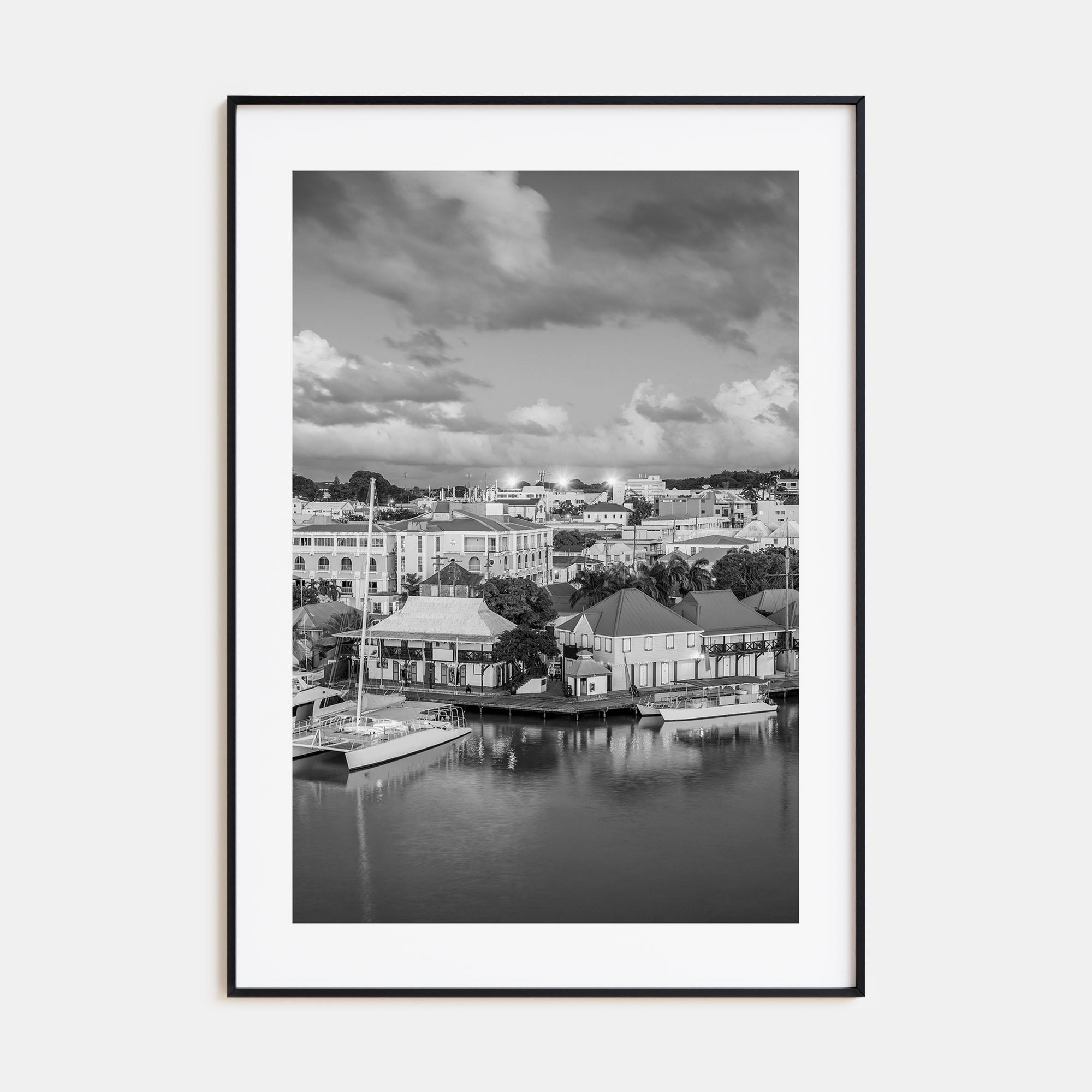 Saint John Photo B&W Poster