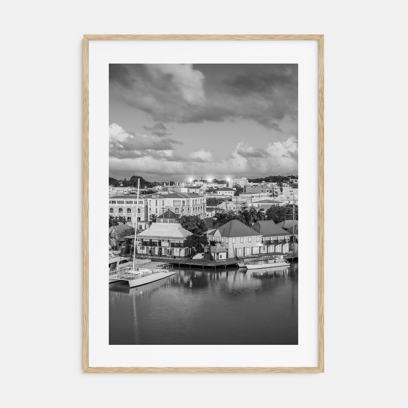 Saint John Photo B&W Poster