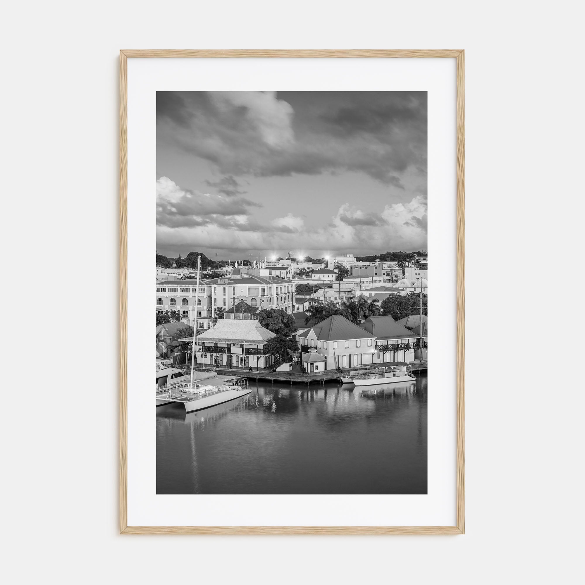 Saint John Photo B&W Poster