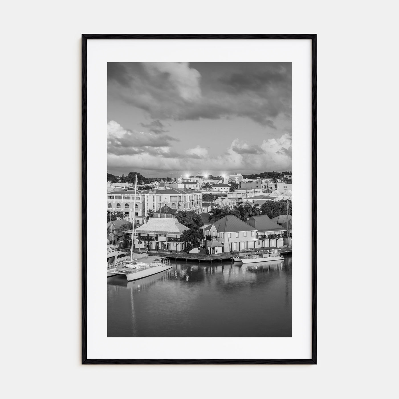 Saint John Photo B&W Poster