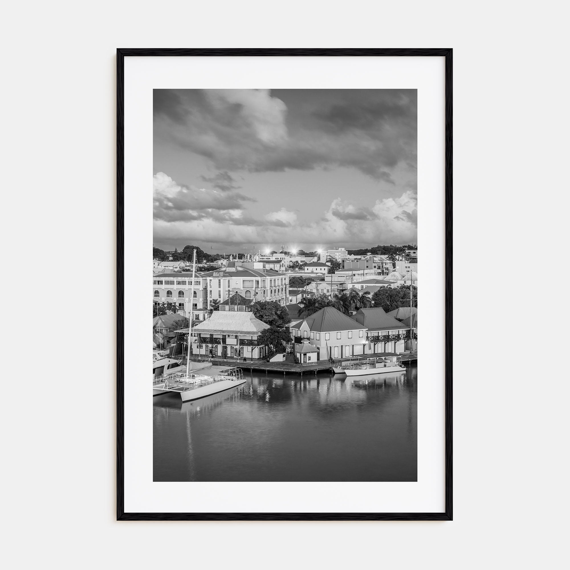 Saint John Photo B&W Poster