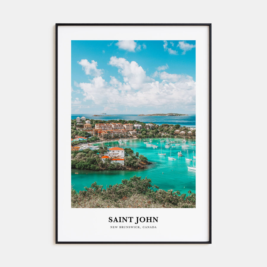 Saint John Portrait Color Poster