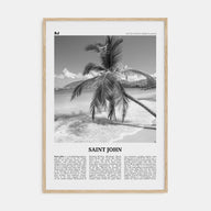 Saint John Travel B&W Poster