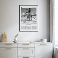 Saint John Travel B&W Poster