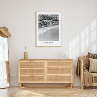 Saint Kitts Portrait B&W Poster