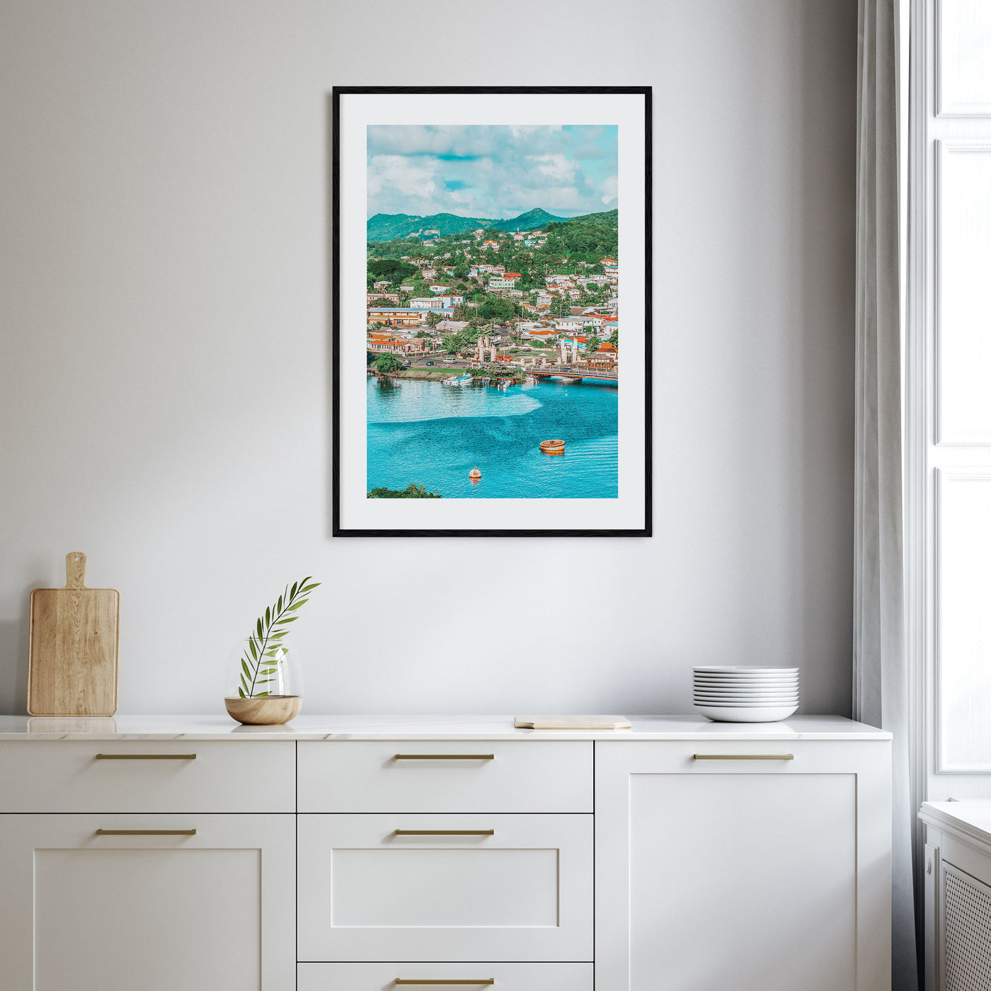 Saint Lucia Photo Color Poster