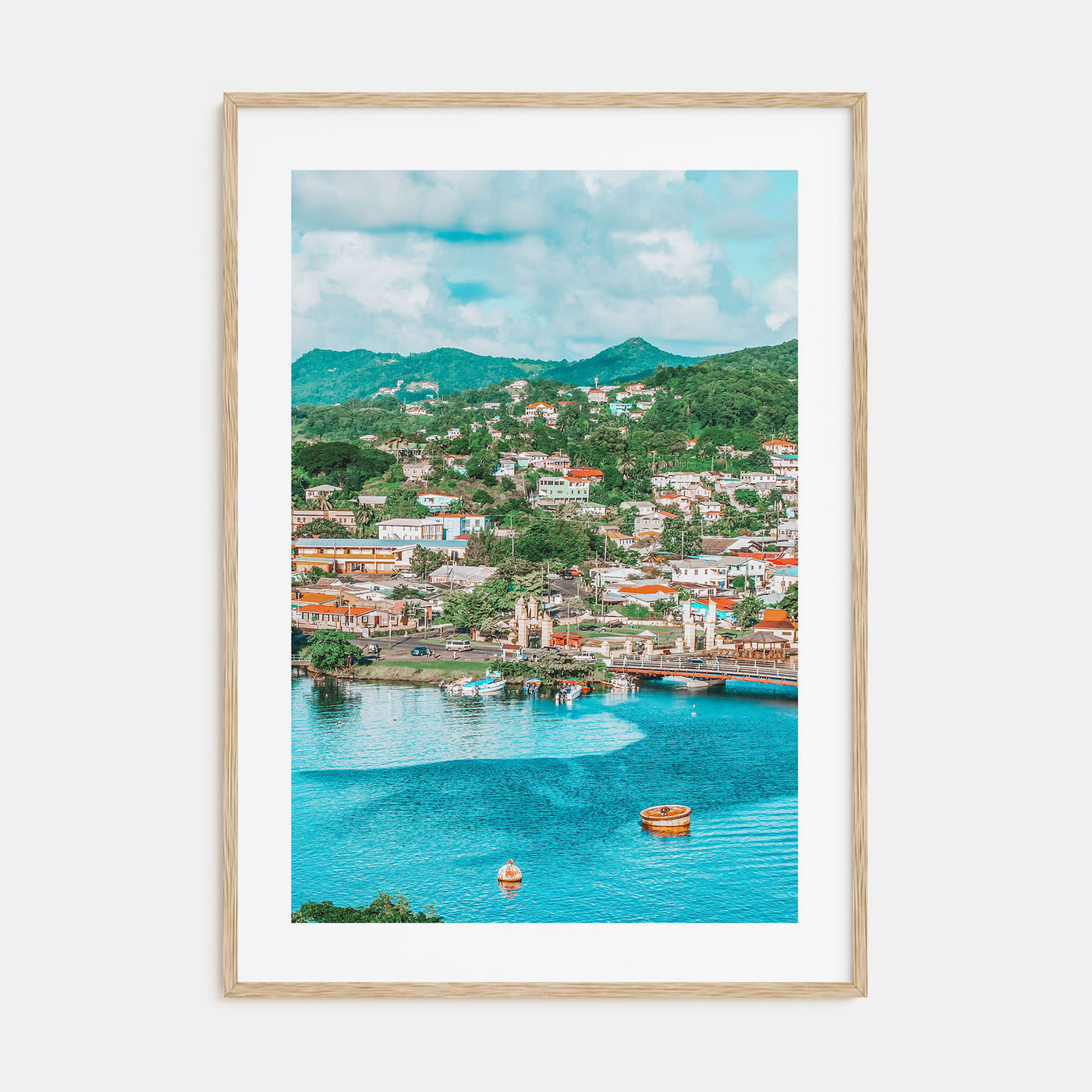 Saint Lucia Photo Color Poster