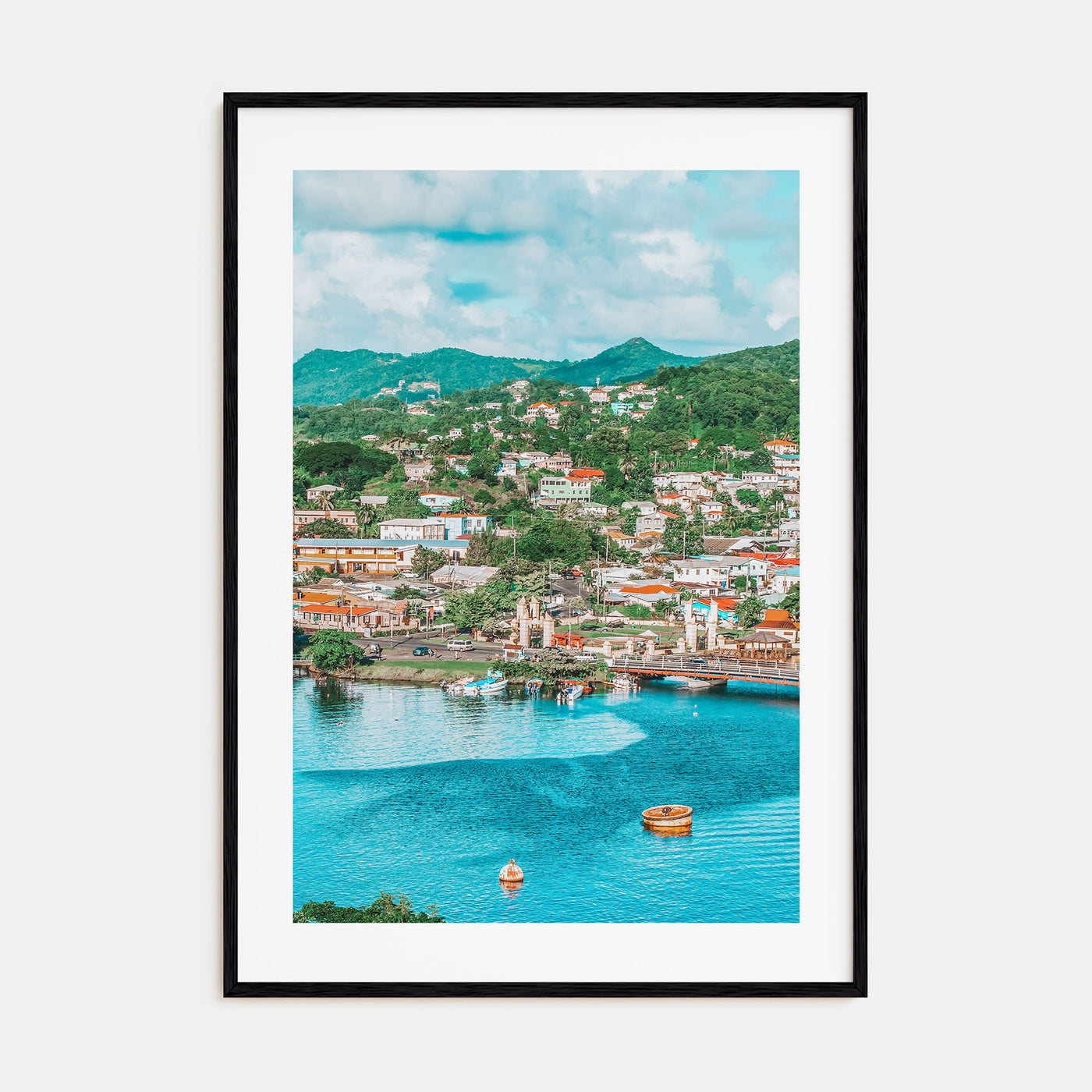 Saint Lucia Photo Color Poster
