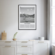 Saint Martin Travel B&W Poster