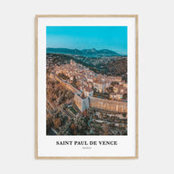 Saint-Paul-de-Vence Portrait Color Poster