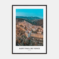 Saint-Paul-de-Vence Portrait Color Poster