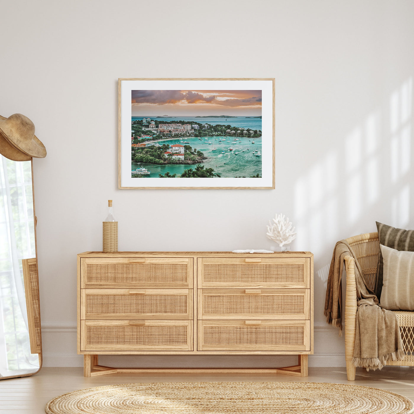 Saint Thomas Landscape Color Poster