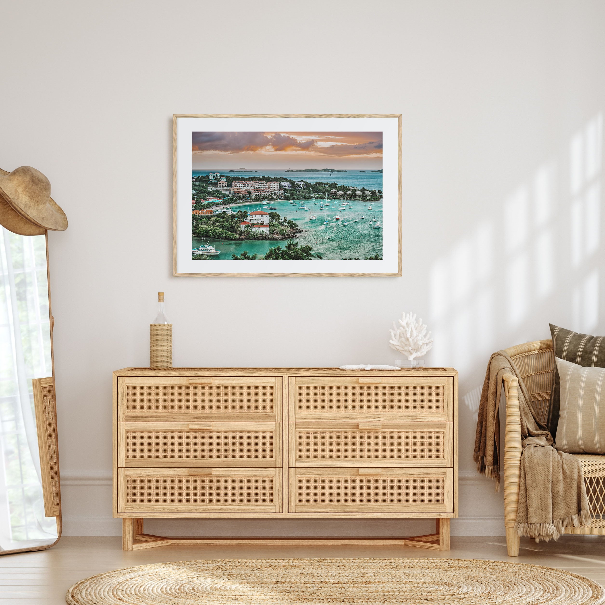 Saint Thomas Landscape Color Poster