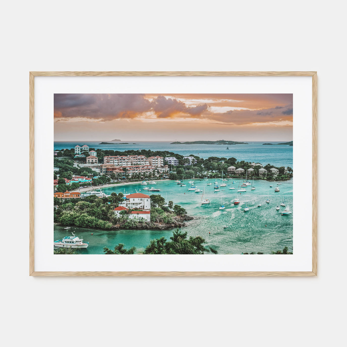 Saint Thomas Landscape Color Poster