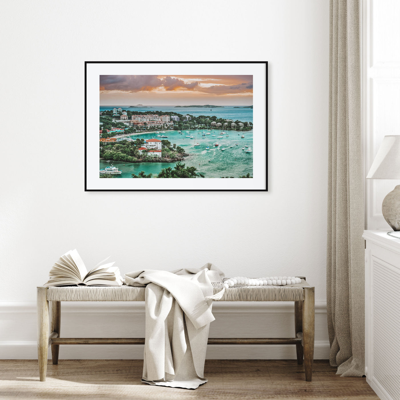 Saint Thomas Landscape Color Poster