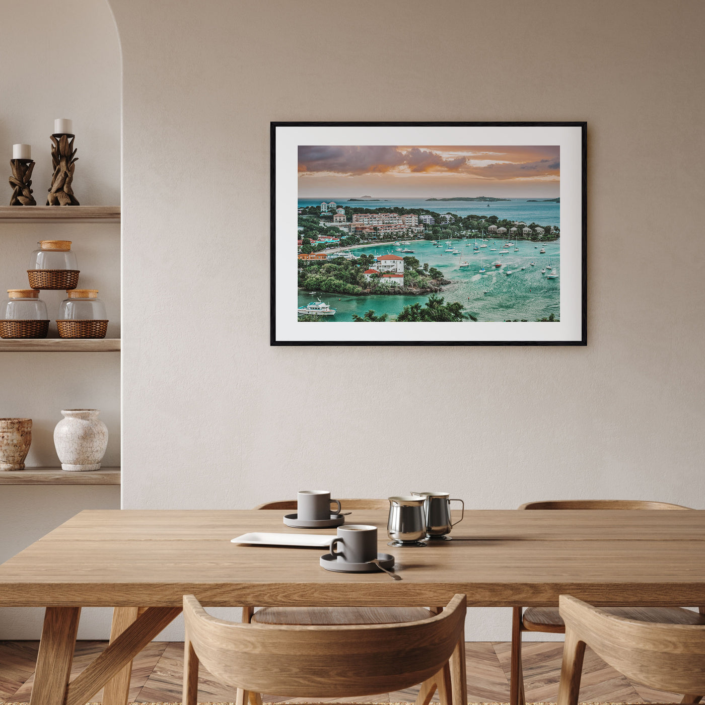 Saint Thomas Landscape Color Poster