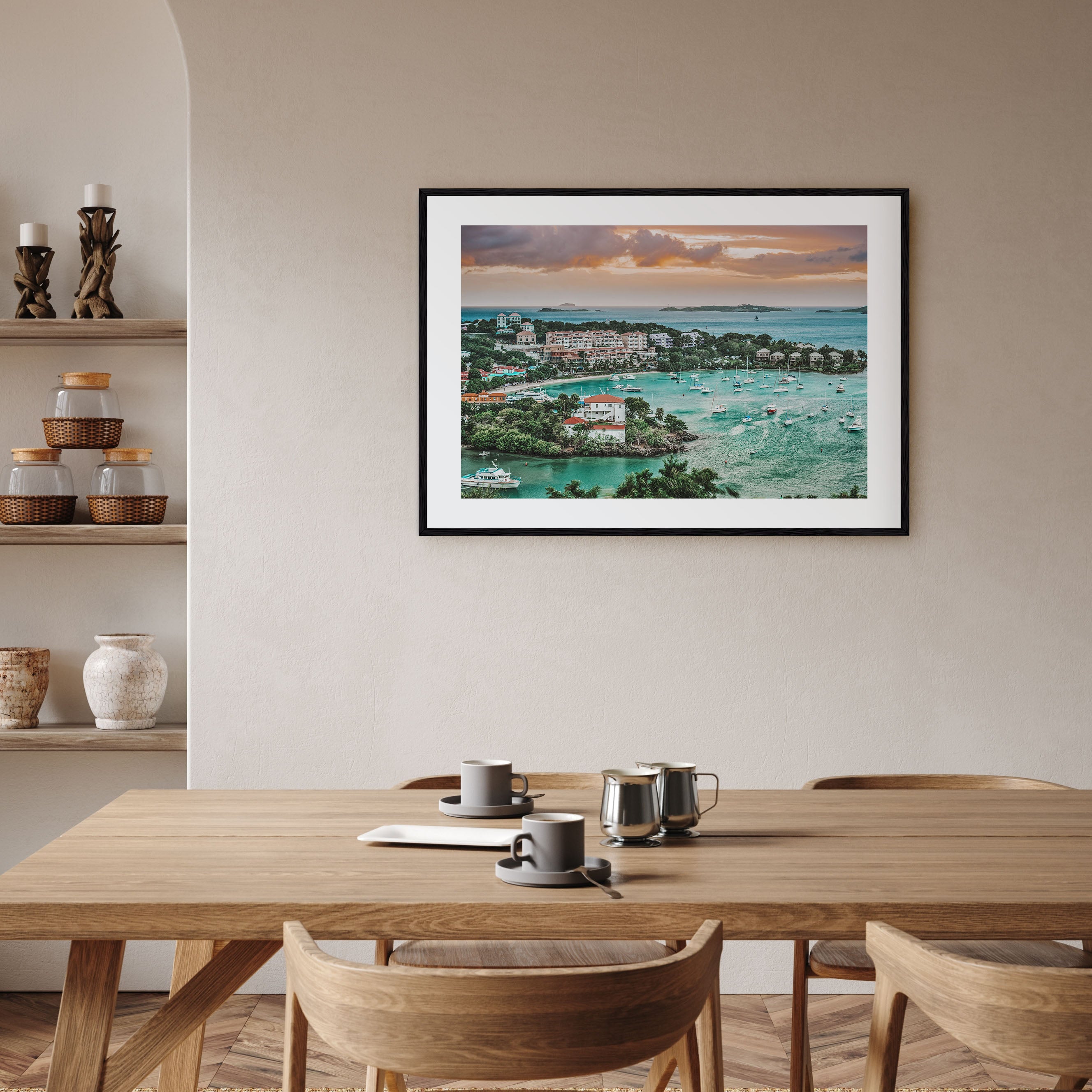 Saint Thomas Landscape Color Poster