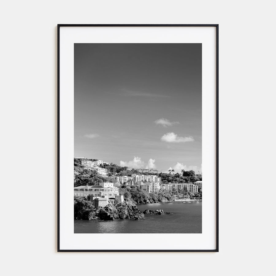 Saint Thomas Photo B&W Poster