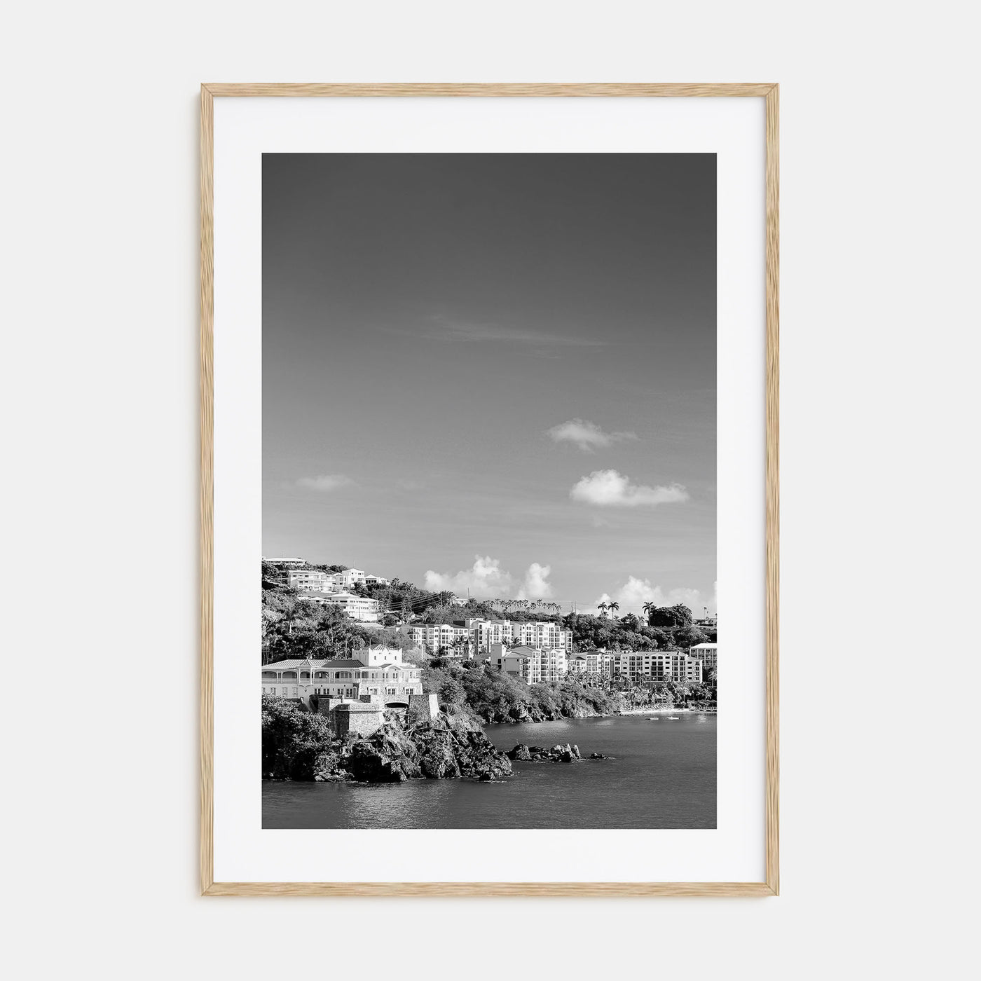 Saint Thomas Photo B&W Poster